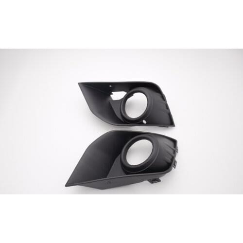 1 Pair Front Bumber Fog light Fog Lamp Cover Hood Trim Frame For Mitsubishi ASX 2017
