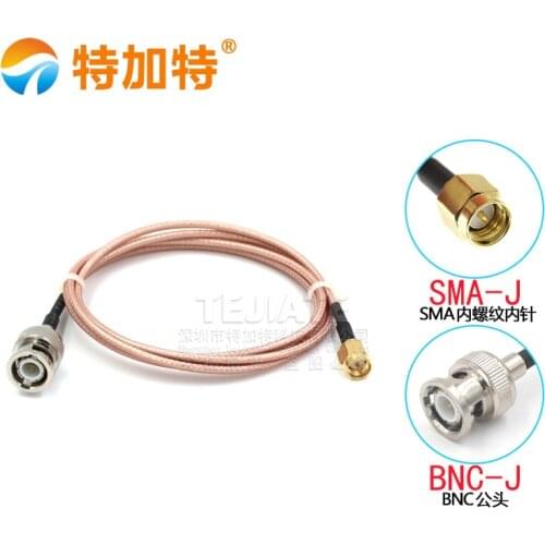 2PCS TEJIATE SMA Male Header To BNC Bent Male/Female Header RF Coaxial Cable SMA-J BNC-J BNC-JW BNC-KY RG316 Wire 0.08~2M