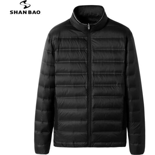5XL 6XL 7XL 8XL brand mens autumn and winter models plus size fashion casual stand-up collar lightweight down jacket