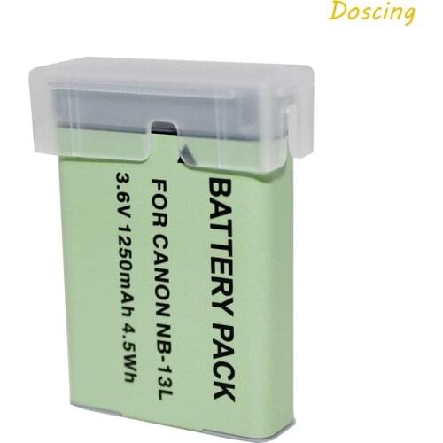 Doscing 1250mAh NB-13L NB13L NB 13L Replacement Camera Battery For Canon G7X G9X G5X G7X Mark II G9X Mark II SX620 HS SX720 HS