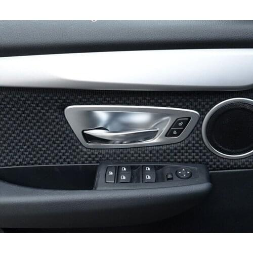 Interior Accessories for BMW 2series ActiveTourer 218i inside door handle bar wrist bowl decorative cover frame sticker trim
