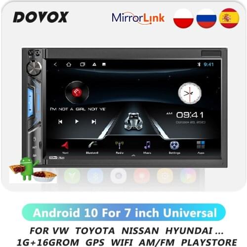 DOVOX 71BT Pro 2 Din Android Car Radio GPS Navigation Multimedia Player 7" Universal 2din For Toyota Nissan Hyundai Car Stereo