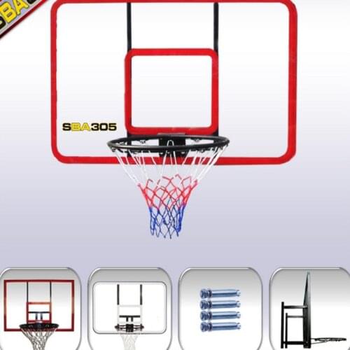120*80CM Red wall type PC board basketball rack