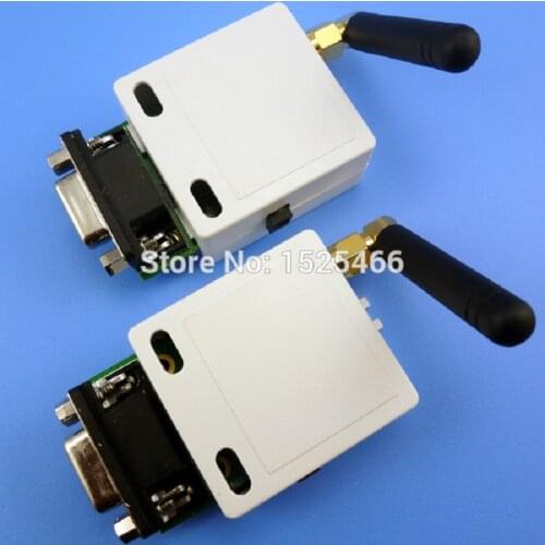 HY035*2 2Pcs 433mhz 1000m Long Distance UART RS232 Data Radio Modem Serial Port RF Transceiver Wireless Transmitter Remote