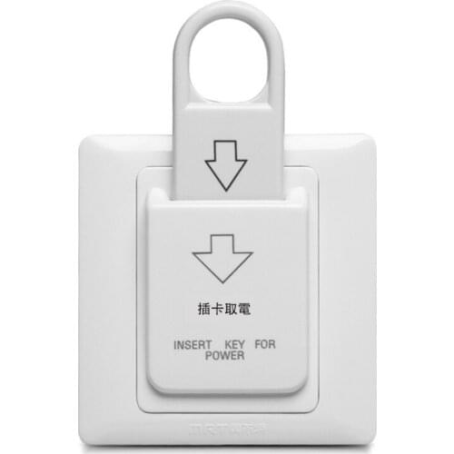 YYSD Type 86 Power-saving Magnetic Switch with 3 Cards Office Building Hotel Switch