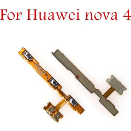 For Huawei nova 4 Power Volume Flex Cable ON OFF Side Button Switch Flex Cable Replacement For Huawei nova 4 Repair Spare Parts