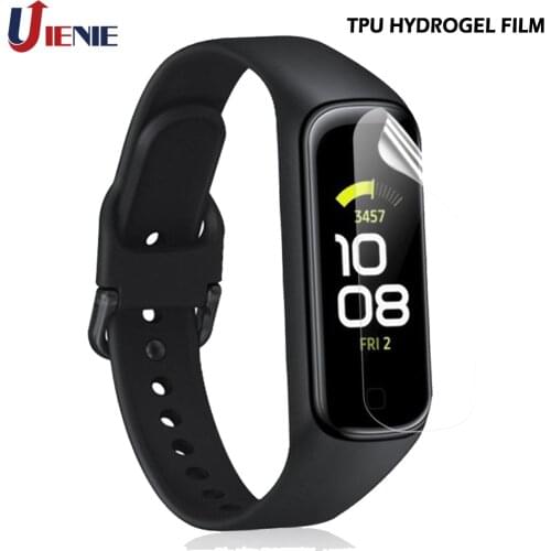 2PCS TPU Hydrogel Film for Samsung Galaxy Fit 2 Smart Watch Wristband Fit2 Full Screen Protector HD Clear Anti-Scratch Films