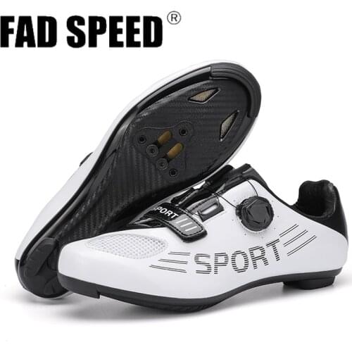 Flat Cycling Shoes Road Men Speed Bike Shoes Outdoor Sports Racing Bicycle Shoes Women MTB Cycling Sneakers Mountain Spd Cleats