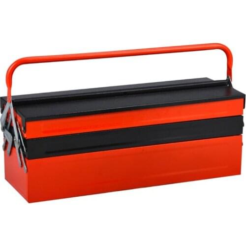 The hot selling red the deep iron tool box with tools for Europe market