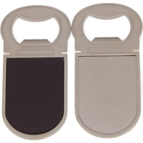 100pcs New Arrival Sublimation Blank Fridge Magnets with Bottle Opener Hot Transfer Printing Fridge Magnet Consumables W0018