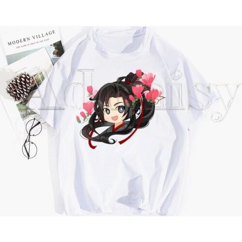 Mo Dao Zu Shi Men Women T-shirt Tops Crew Neck Fitted Soft Anime Manga Tshirt Tee Shirt Clothes T-shirt