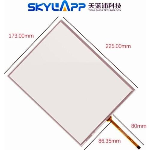 New 10.4''inch touch screen 4-wire industrial computer microcontroller Resistive Touch Screen panel Glass pad 225mm*173mm