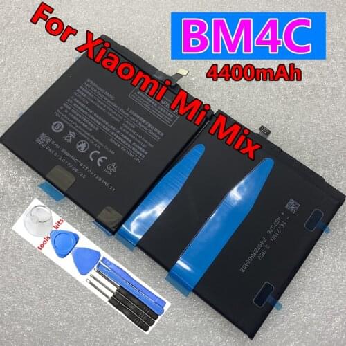 New Real Original Replacement Battery 4400mAh BM4C For Xiaomi Mi Mix Mobile Phone