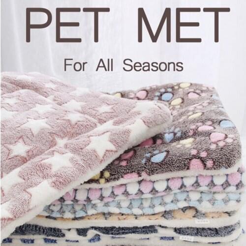 Pet Blanket Dog Bed Cat Mat Soft Coral Fleece Winter Thicken Warm Sleeping Beds for Small Medium Dogs Cats Pet Supplies