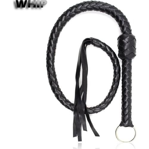 Slave PU Leather Whip SM Sex Games In Couple Spanking BDSM Bondage Flogger Flirt Erotic for Women Sex Shop New