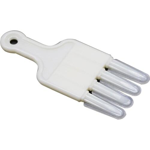 5pcs Royal Jelly squeegee pen Beekeeping Tools Take the pulp pen Multi-purpose Excavating four rows of high efficiency