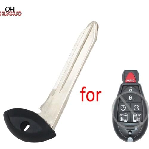 Replacement uncut insert emergency key blade for Chrysler 300 C Grand Voyager for Dodge Grand Caravan Ram Journey for Jeep