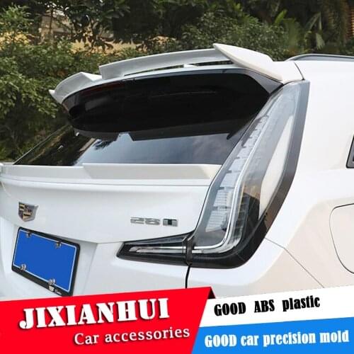 For Cadillac XT4 Spoiler 2013-2016 Toyota Cadillac XT4 Spoiler XK ABS plastic Material Car Rear Wing Color Rear Spoiler