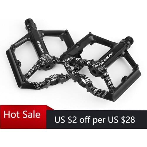 ESLNF Ultralight Sealed Bearing Bike Pedals Anti-slip MTB Road Bicycle Pedal Quick Release Aluminum Alloy Pedal Bike Accessories
