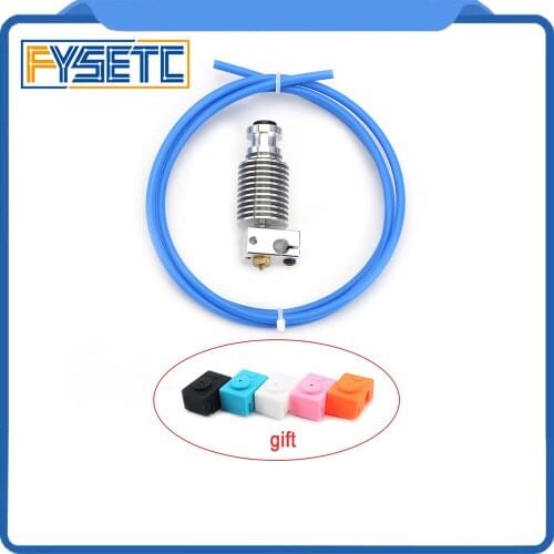 Upgrade HeatSink Extruder Radiator + E3D Hotend Block + High Quality V6 Nozzle + 1M PTFE Capricornus Tube For PT100 Prusa I3 MK3