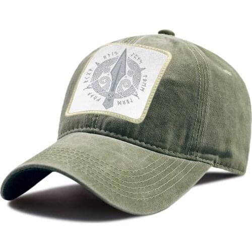 Vikings Vintage Printed Baseball Caps Hip Hop Unisex Casual Snapback Hat Unisex Outdoor Baseball Cap Adjustable Breathable Hats