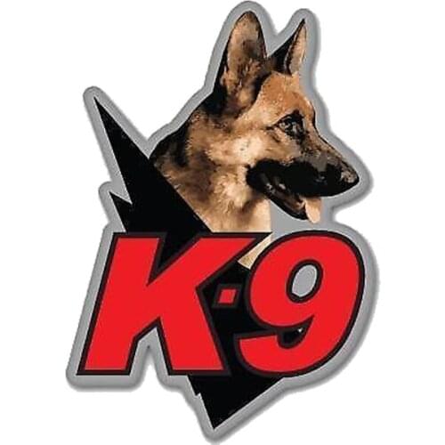 JuYouHui Exterior Accessories Decal K9 Police Dog The Car Whole Body PVC Car Sticker Coolest Waterproof Decals