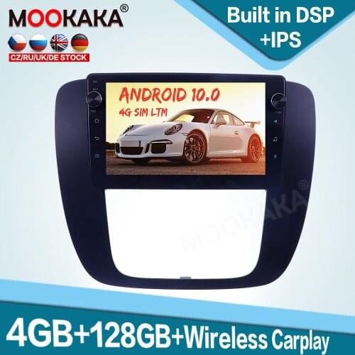 128GB Carplay Android 10.0 Car Multimedia Player for GMC Sierra 2015-2018 Auto Radio GPS Navigation Audio Stereo Head Unit DSP