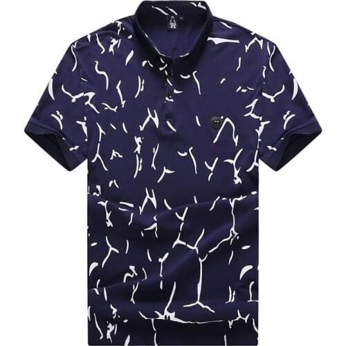 2021 Summer mens business casual plus size printing polo big size 7XL polo shirt large size mens Polos 6XL 5XL 4XL 3XL