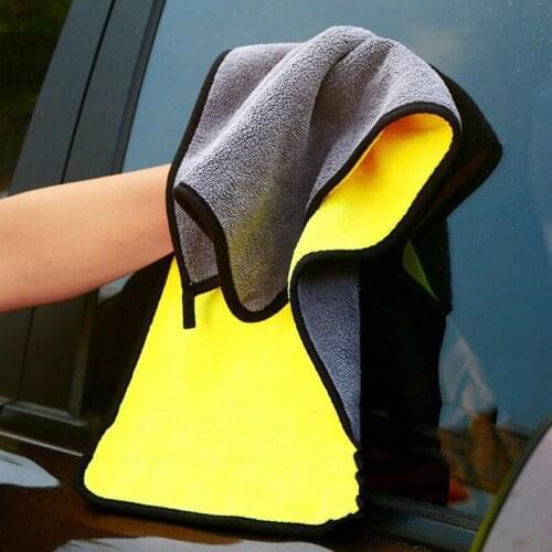 3/5 Pcs 30x30cm Car Care Polishing Wash Towels Plush Microfiber Washing Drying Towel Strong Thick Plush Car Cleaning Cloth