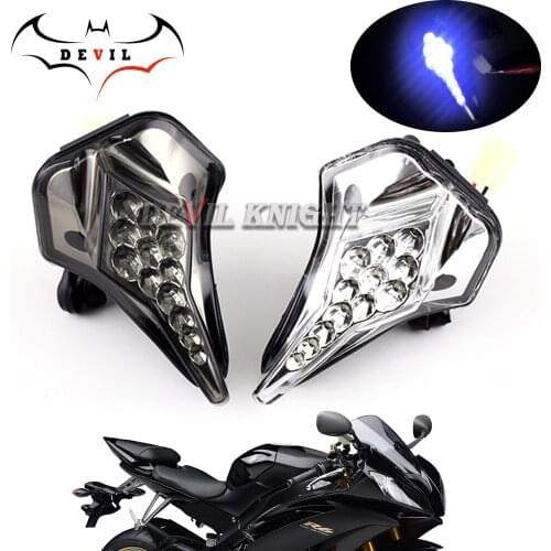 For YAMAHA YZF R6 2008-2012 Motorcycle Accessories Front Center Marker LED Pilot Light Headlight Headlamp Fog Lamp Head Light