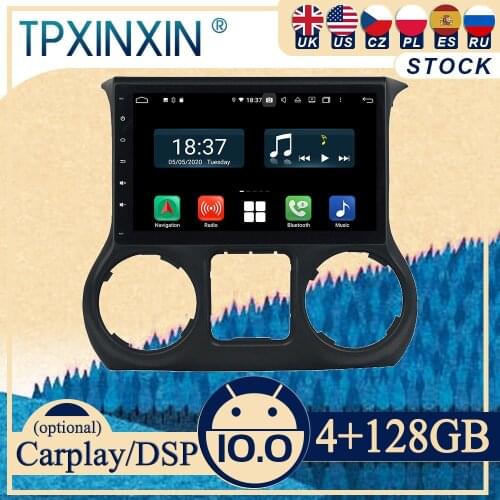 For Jeep Wrangler 3 JK 2010 -2018 Android Car Stereo Car Radio with Screen 2 DIN Radio DVD Player Car GPS Navigation Head Unit