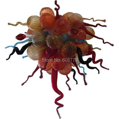 Free Shipping Wonderful Cheap Flower Style Mini Glass Bubble Chandelier