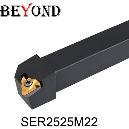 OYYU Factory Outlets SER SER2525M22 SEL2525M22 Threading Turning Tool for 22ER Insert Lathe Cutter Boring Bar CNC Machine 25mm