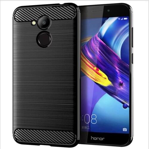 Honor V9 Play Case Carbon fiber Cover Shockproof Phone Case On For Huawei Honor 6C Pro / V9 Play Cover Full Protection Bumper