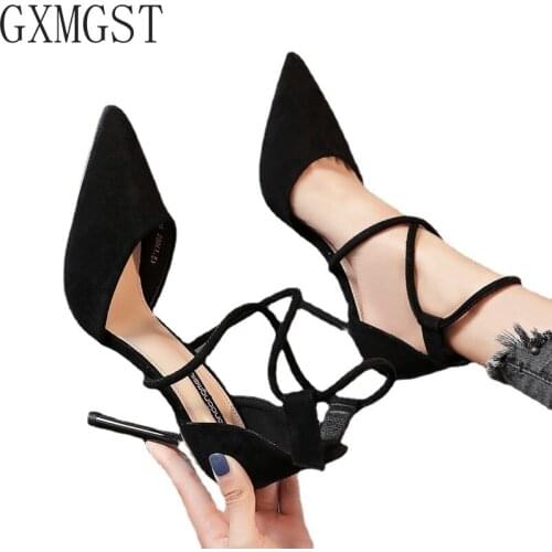 Замшевые туфли-лодочки GXMGST China At AliExpress