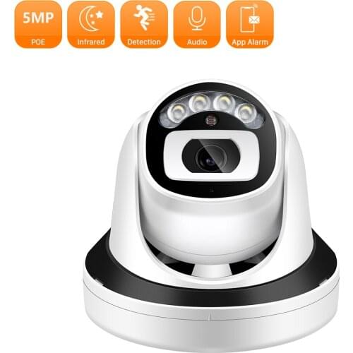 5MP PoE IP Camera 3MP 2MP Dome IR Night Vision P2P Security Camera H.265 Vandal-proof External Video Camera Surveillance ICSEE