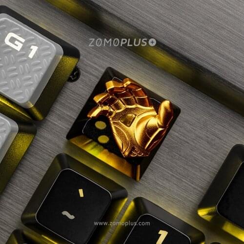 Keycap mechanical keyboard key cap personality design, Hand of midas DOTA2 Game theme key cap aluminum alloy keycaps MX axis,Z08