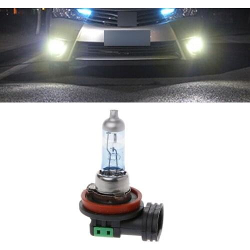 DC 12V H11 55W Car White Fog Light High or Low Beam Xenon Bulb Super Bright Lamp