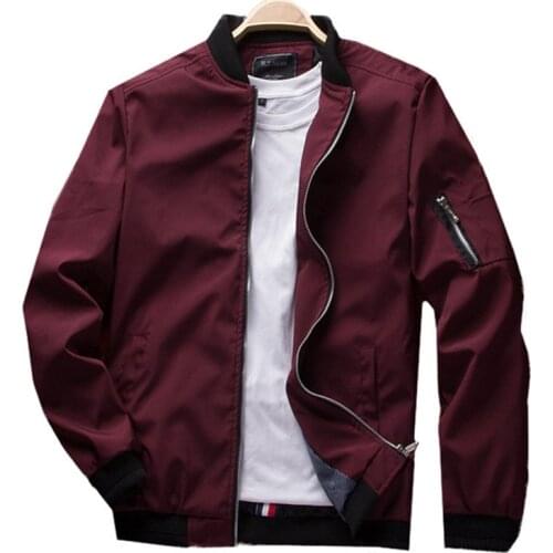 Quality Mens Bomber Zipper Jacket Male Casual Streetwear Hip Hop Slim Fit Pilot Coat Spring New Men Clothing Plus Size 4XL