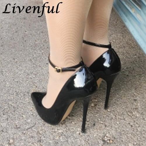 Женские туфли с ремешком Livenful China At AliExpress