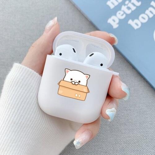 Lovely Cat Cartoon For Airpods Pro Case Soft Silicone Case Colorful Airpod Wireless Bluetooth Earphone For Funda Airpods 2 Case