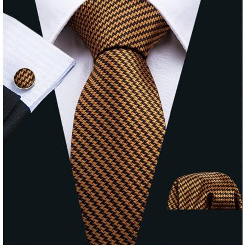 Men Khaki Navy Fashion Tie for Men 8.5cm Width Neckties And Handkerchief Set For Wedding Ties Male Groom Business FA-5029
