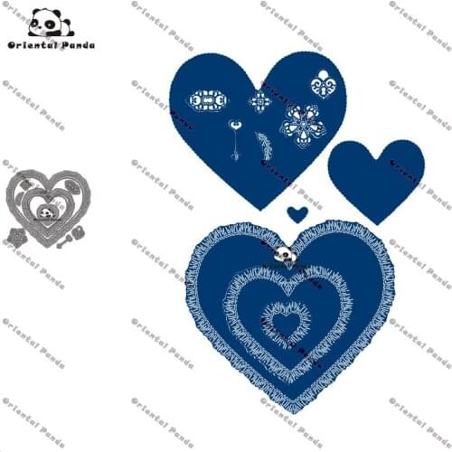 New Dies Beautiful frame Metal Envelope decoration Dies photo album cutting dies Scrapbooking Stencil stamps and
