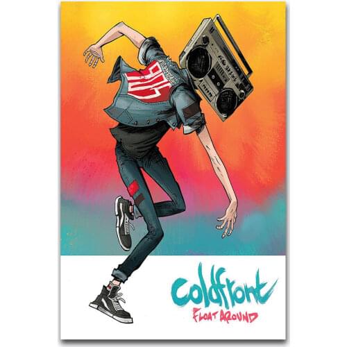 New Coldfront Float Around Tour Muci Custom-Silk Art Poster Wall Sticker Decoration Gift