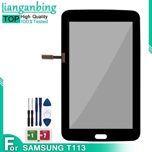 New Touch Screen For Samsung Galaxy Tab 3 SM-T113 T113 Front Touch Screen Digitizer Sensor Glass Parts