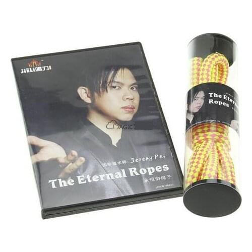 The Eternal Ropes by Jeremy Pei ( (DVD + Gimmick ) mentalism illusions Stage Magic Trick Close Up Comedy Magia Toys,Joke,Gadget