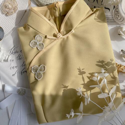 Vintage Women Slim Qipao Embroidery Flower Traditional Evening Party Dress Sexy Chinese Ladies Dancing Gown Classic Cheongsam