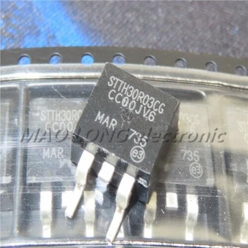 5PCS/LOT STTH30R03CG TO-263 300V 30A Rectifier