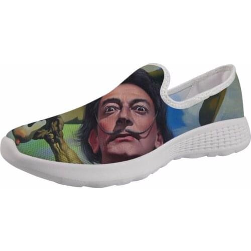 Women 2021 Outdoor Wading Shoes On Bottom Female Sneakers For Lady Girl Light Shoe Harajuku Artist Painting Print Salvador Dali
