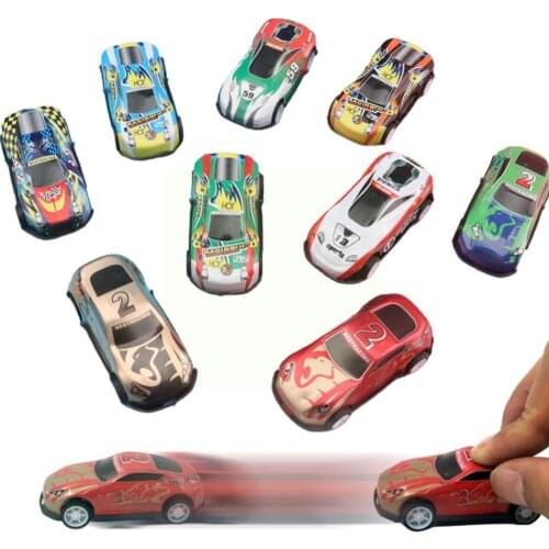 1Pcs Alloy Iron Shell Mini Toy Car Diecast Metal Pull Small Kids Toys Car For Children Boys Model Vehicles Gift Back